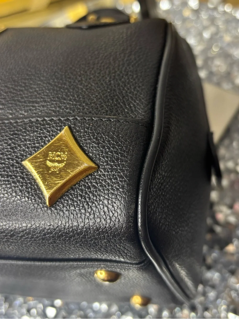 MCM leather Boston bag EUC - Picture 14 of 16